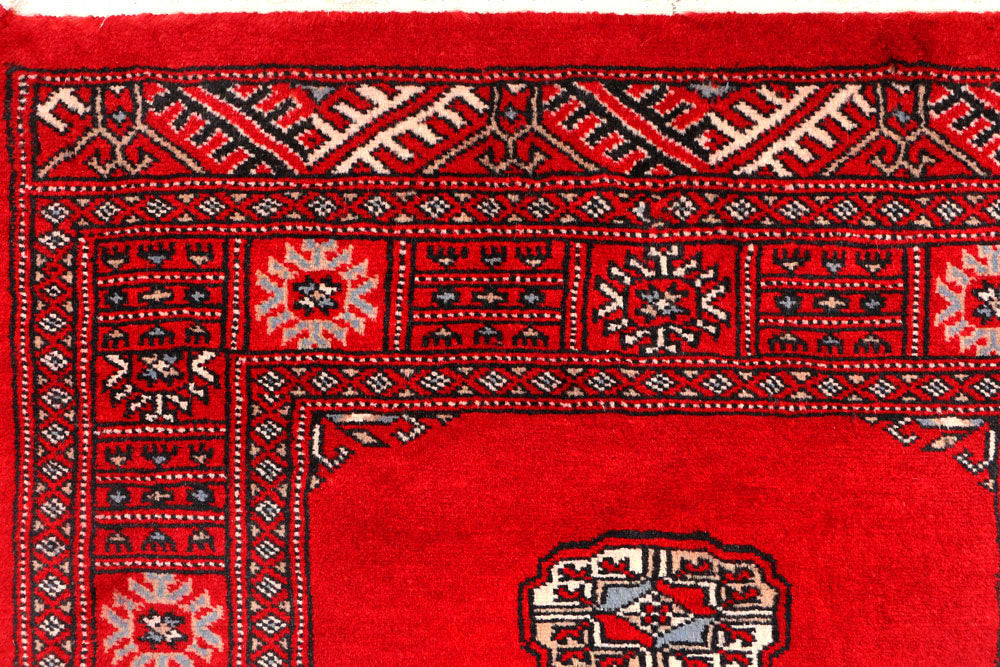 Dark Red Bokhara 2' 7 x 10' 9 - No. 45708 - ALRUG Rug Store