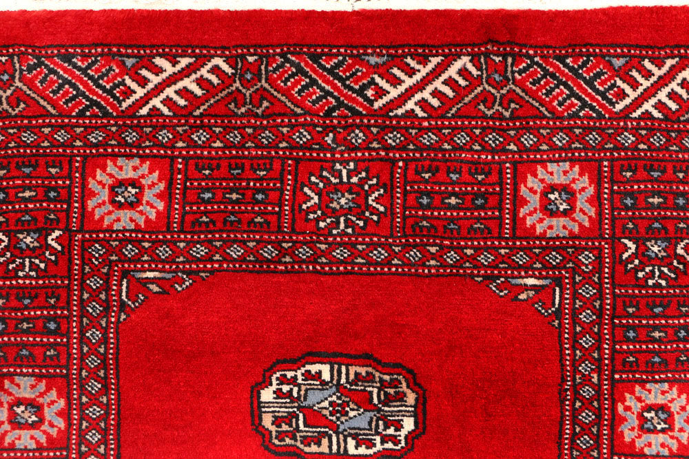 Dark Red Bokhara 2' 7 x 10' 9 - No. 45708 - ALRUG Rug Store