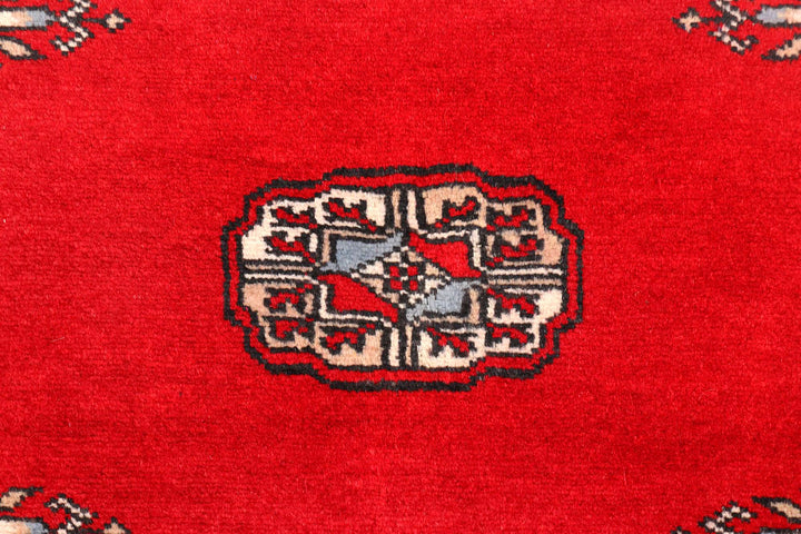 Dark Red Bokhara 2' 7 x 10' 9 - No. 45708 - ALRUG Rug Store