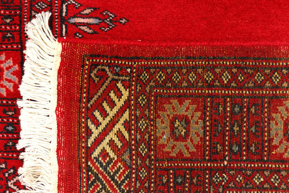 Dark Red Bokhara 2' 7 x 10' 9 - No. 45708 - ALRUG Rug Store