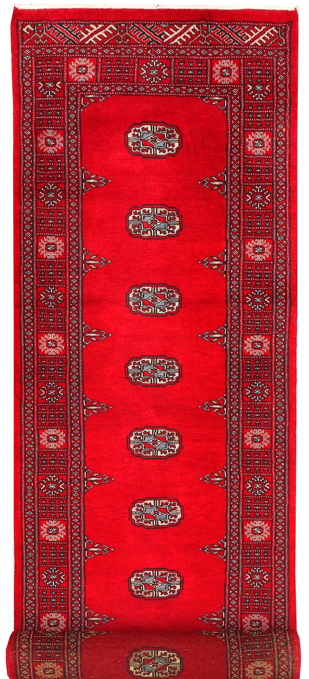 Dark Red Bokhara 2' 7 x 10' 9 - No. 45708 - ALRUG Rug Store