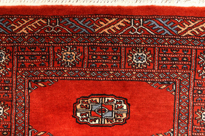 Firebrick Bokhara 2' 7 x 10' 8 - No. 45710 - ALRUG Rug Store