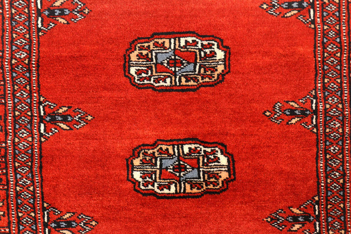 Firebrick Bokhara 2' 7 x 10' 8 - No. 45710 - ALRUG Rug Store