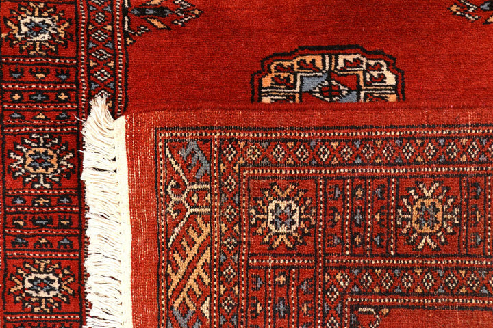 Firebrick Bokhara 2' 7 x 10' 8 - No. 45710 - ALRUG Rug Store