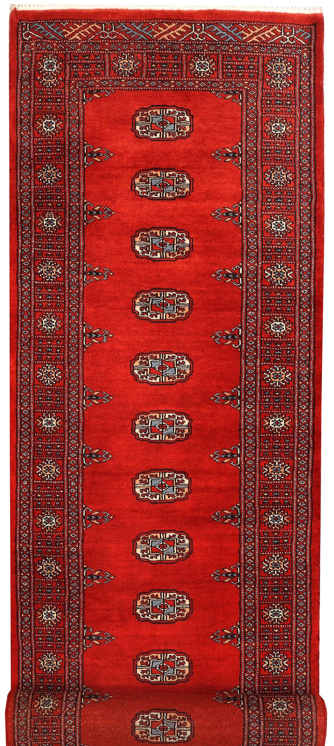 Firebrick Bokhara 2' 7 x 10' 8 - No. 45710 - ALRUG Rug Store