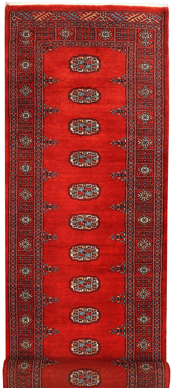 Firebrick Bokhara 2' 7 x 10' 8 - No. 45710 - ALRUG Rug Store