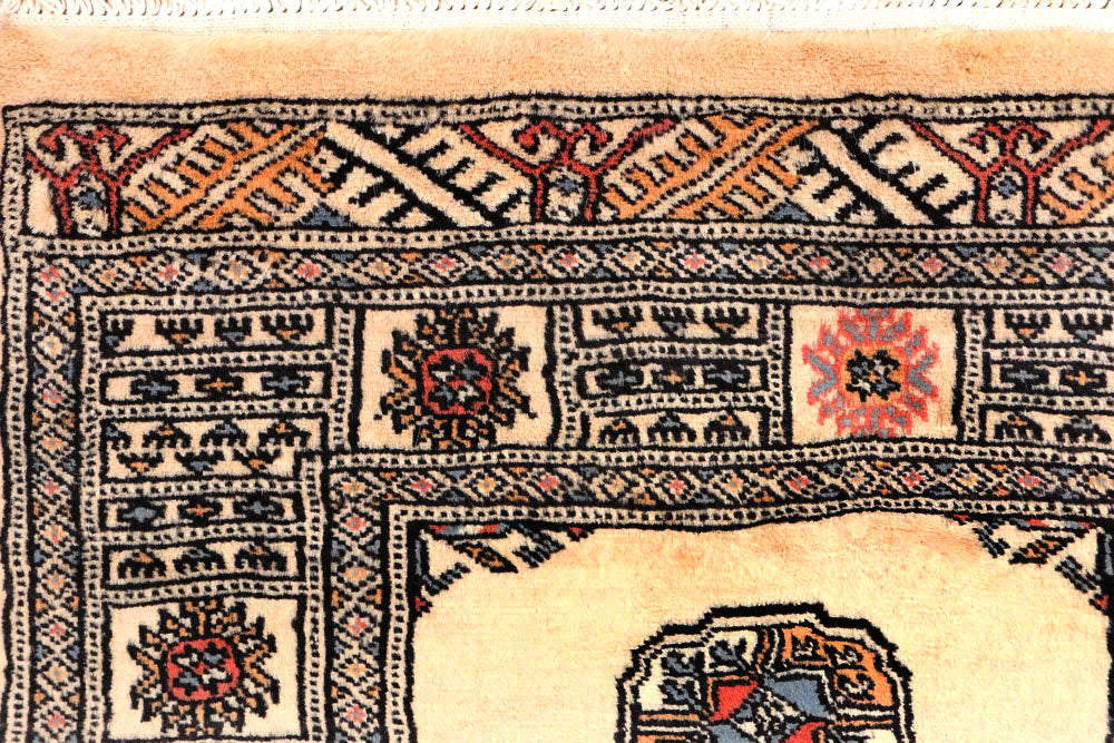 Antique White Bokhara 2' 6 x 11' 10 - No. 45712 - ALRUG Rug Store