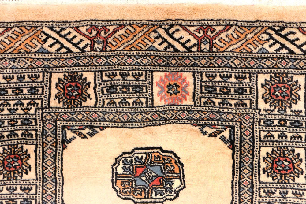 Antique White Bokhara 2' 6 x 11' 10 - No. 45712 - ALRUG Rug Store