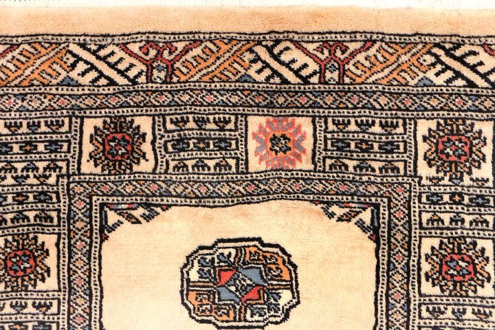 Antique White Bokhara 2' 6 x 11' 10 - No. 45712 - ALRUG Rug Store