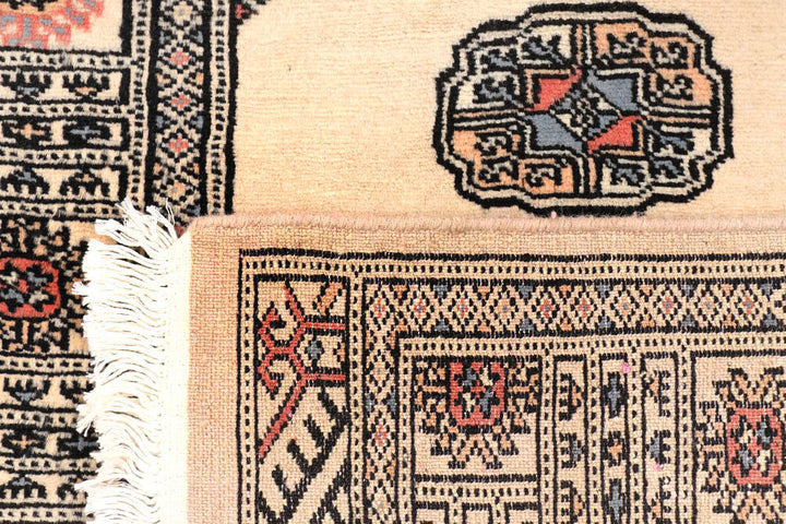 Antique White Bokhara 2' 6 x 11' 10 - No. 45712 - ALRUG Rug Store