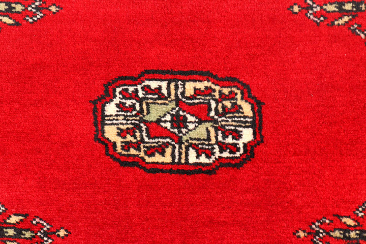 Red Bokhara 2' 8 x 11' 9 - No. 45717 - ALRUG Rug Store