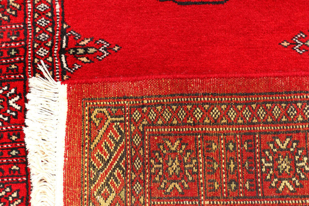 Red Bokhara 2' 8 x 11' 9 - No. 45717 - ALRUG Rug Store