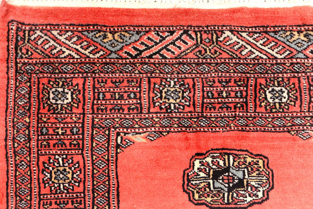 Salmon Bokhara 2' 8 x 10' 9 - No. 45718 - ALRUG Rug Store