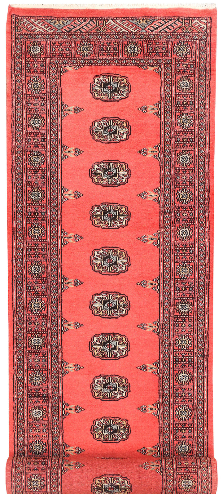 Salmon Bokhara 2'  8" x 10'  9" - No. QA60077