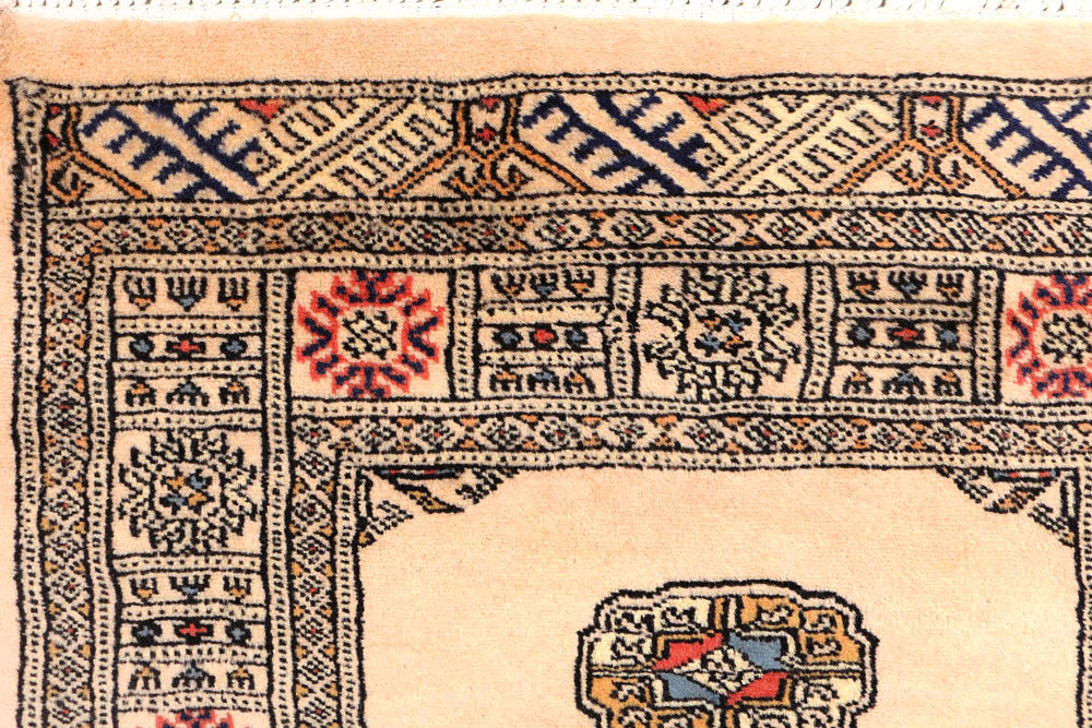 Bisque Bokhara 2' 7 x 11' - No. 45723 - ALRUG Rug Store