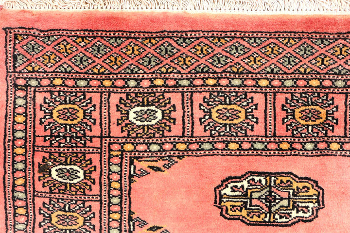 Light Coral Bokhara 2' 7 x 11' 5 - No. 45725 - ALRUG Rug Store