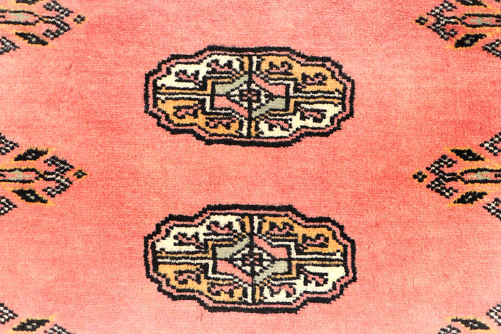 Light Coral Bokhara 2' 7 x 11' 5 - No. 45725 - ALRUG Rug Store