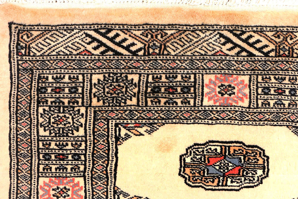 Antique White Bokhara 2' 7 x 11' 7 - No. 45726 - ALRUG Rug Store