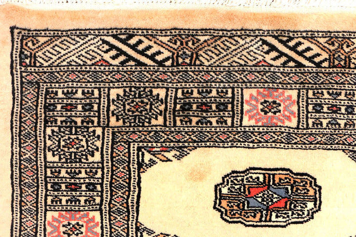 Antique White Bokhara 2' 7 x 11' 7 - No. 45726 - ALRUG Rug Store