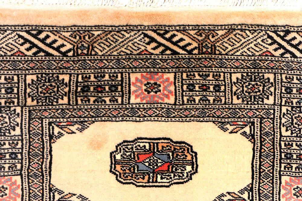 Antique White Bokhara 2' 7 x 11' 7 - No. 45726 - ALRUG Rug Store