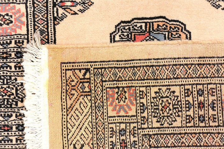 Antique White Bokhara 2' 7 x 11' 7 - No. 45726 - ALRUG Rug Store