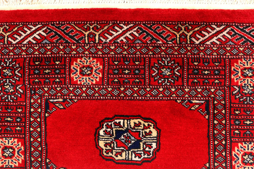 Red Bokhara 2' 7 x 10' 8 - No. 45727 - ALRUG Rug Store