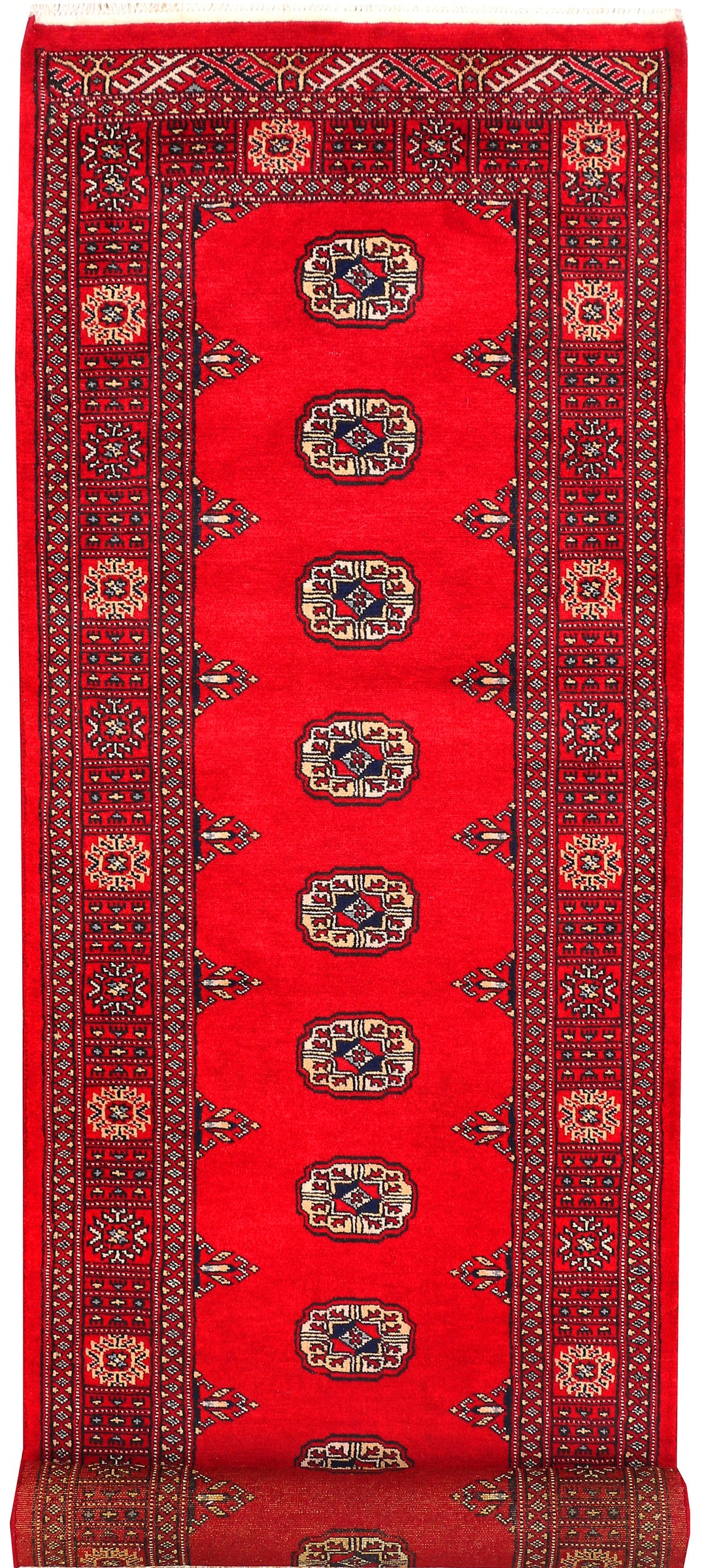 Red Bokhara 2' 7 x 10' 8 - No. 45727 - ALRUG Rug Store