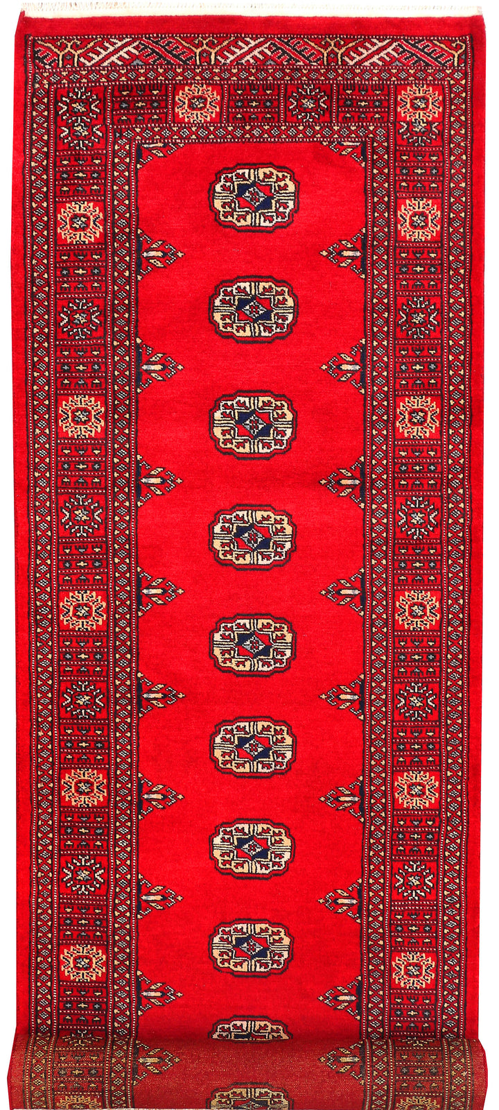 Red Bokhara 2' 7 x 10' 8 - No. 45727 - ALRUG Rug Store