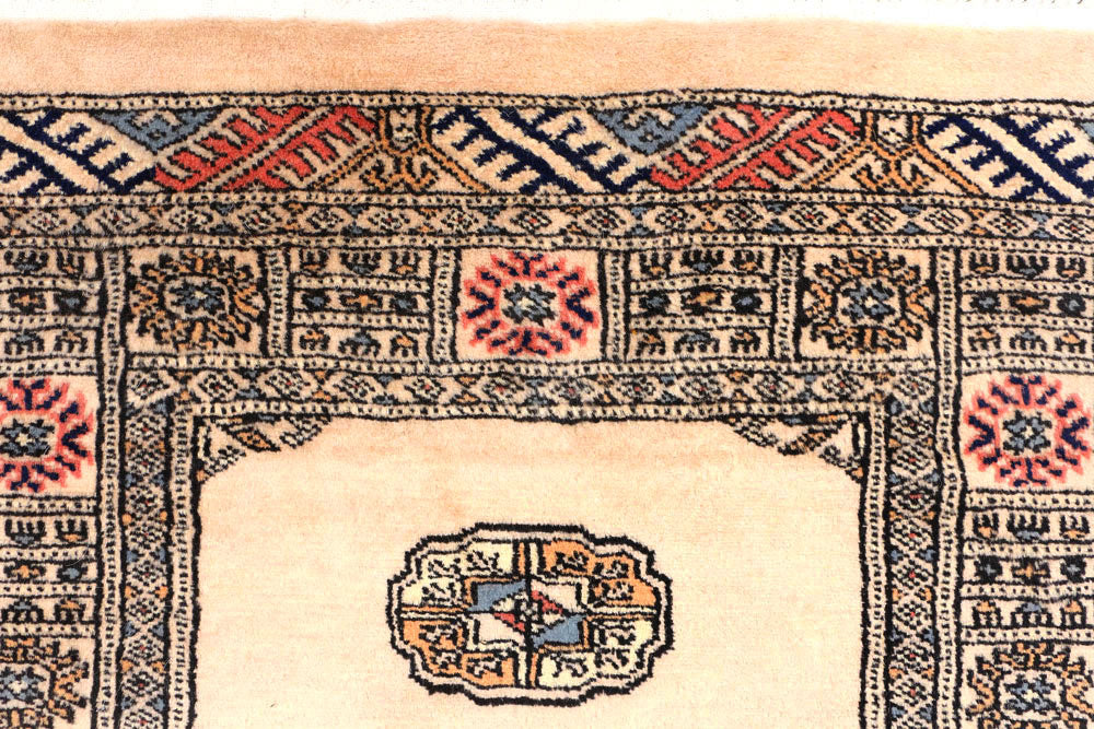 Bisque Bokhara 2' 7 x 11' 6 - No. 45729 - ALRUG Rug Store