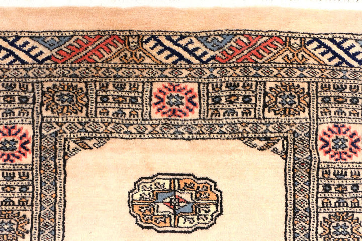 Bisque Bokhara 2' 7 x 11' 6 - No. 45729 - ALRUG Rug Store