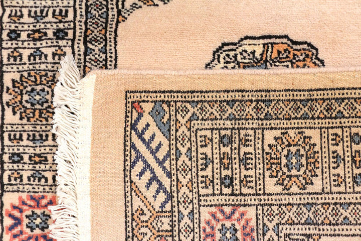 Bisque Bokhara 2' 7 x 11' 6 - No. 45729 - ALRUG Rug Store