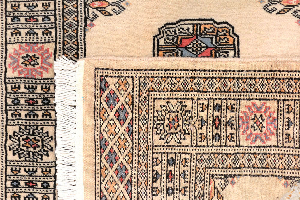 Antique White Bokhara 2' 6 x 10' 8 - No. 45732 - ALRUG Rug Store