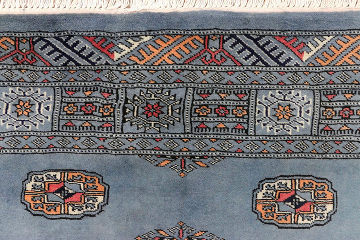 Light Slate Grey Bokhara 4'  3" x 6'  1" - No. QA44820