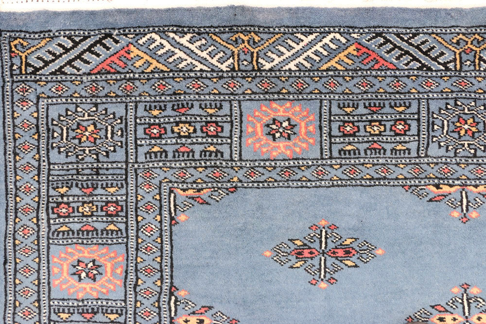 Steel Blue Butterfly 4' 1 x 6' 2 - No. 45749 - ALRUG Rug Store