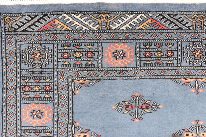 Steel Blue Butterfly 4' 1 x 6' 2 - No. 45749 - ALRUG Rug Store