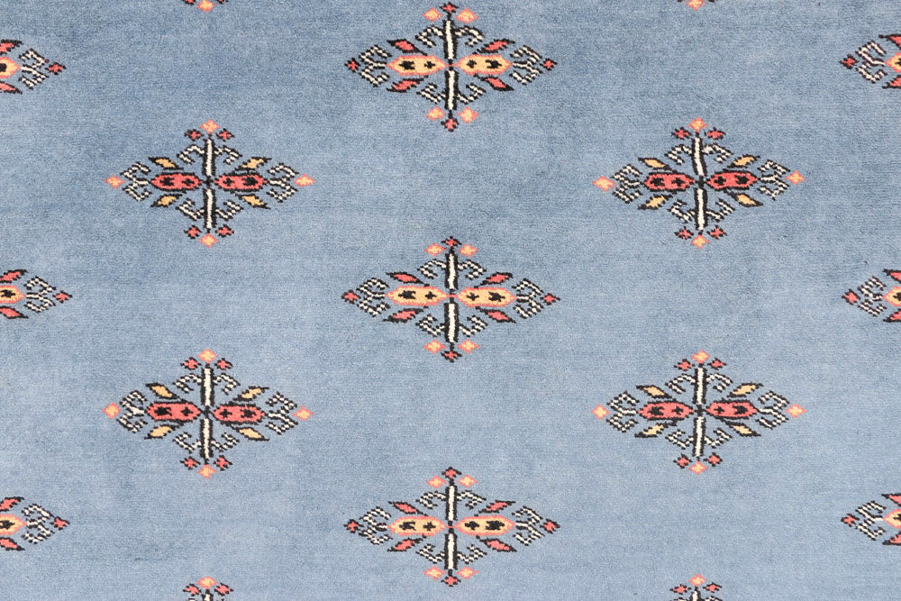 Steel Blue Butterfly 4' 1 x 6' 2 - No. 45749 - ALRUG Rug Store