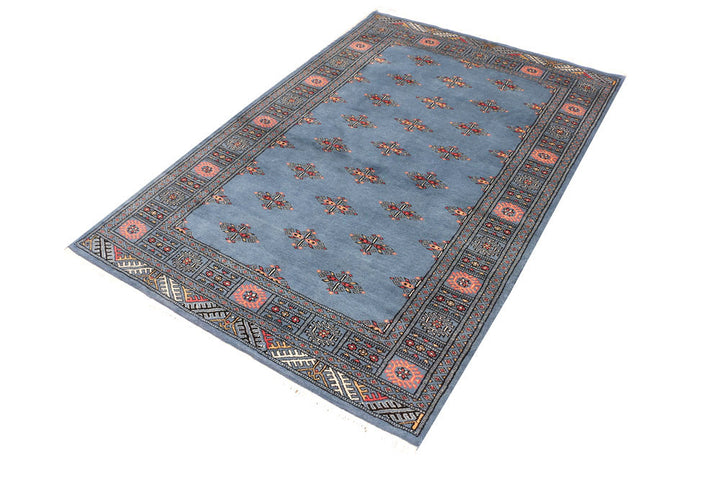 Steel Blue Butterfly 4' 1 x 6' 2 - No. 45749 - ALRUG Rug Store