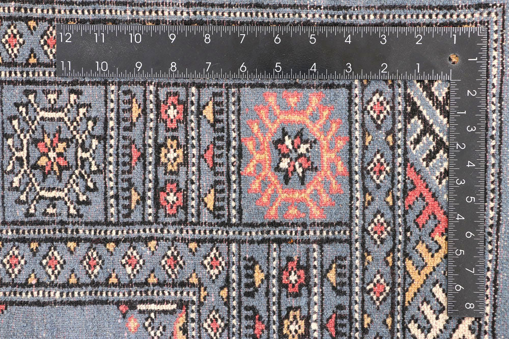 Steel Blue Butterfly 4' 1 x 6' 2 - No. 45749 - ALRUG Rug Store