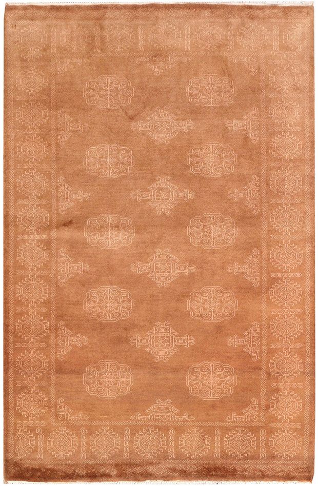 Burlywood Bokhara 4'  1" x 6'  4" - No. QA78317