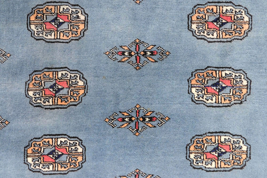 Light Slate Grey Bokhara 4'  1" x 6'  3" - No. QA87169