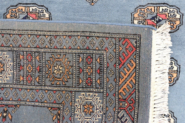 Light Slate Grey Bokhara 4'  1" x 6'  3" - No. QA87169