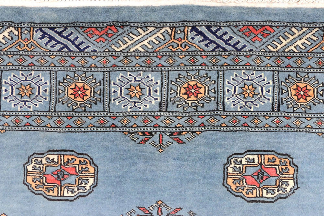 Light Slate Grey Bokhara 4'  1" x 6'  4" - No. QA72999