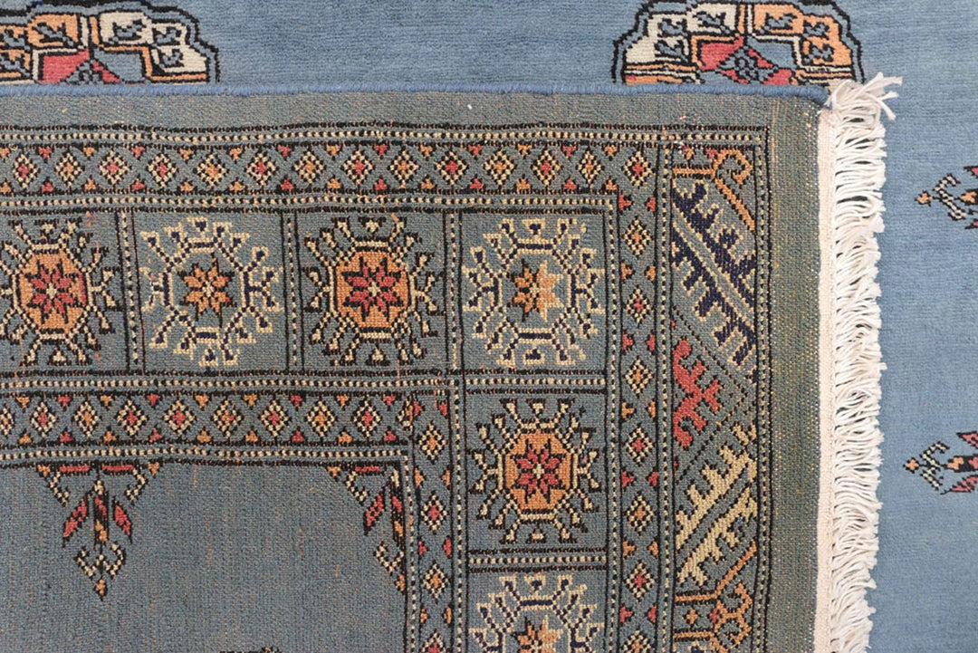 Light Slate Grey Bokhara 4'  1" x 6'  4" - No. QA72999