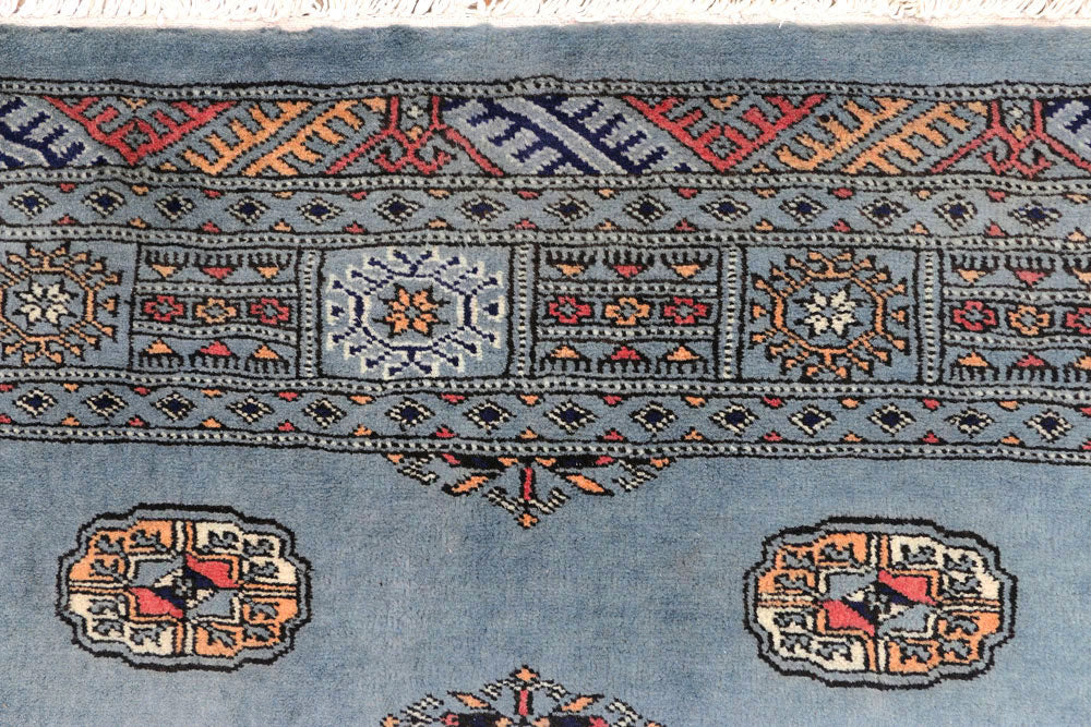 Light Slate Grey Bokhara 4' 1 x 6' 1 - No. 45797 - ALRUG Rug Store