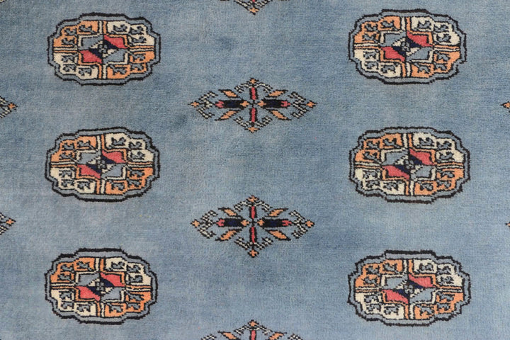 Light Slate Grey Bokhara 4' 1 x 6' 1 - No. 45797 - ALRUG Rug Store