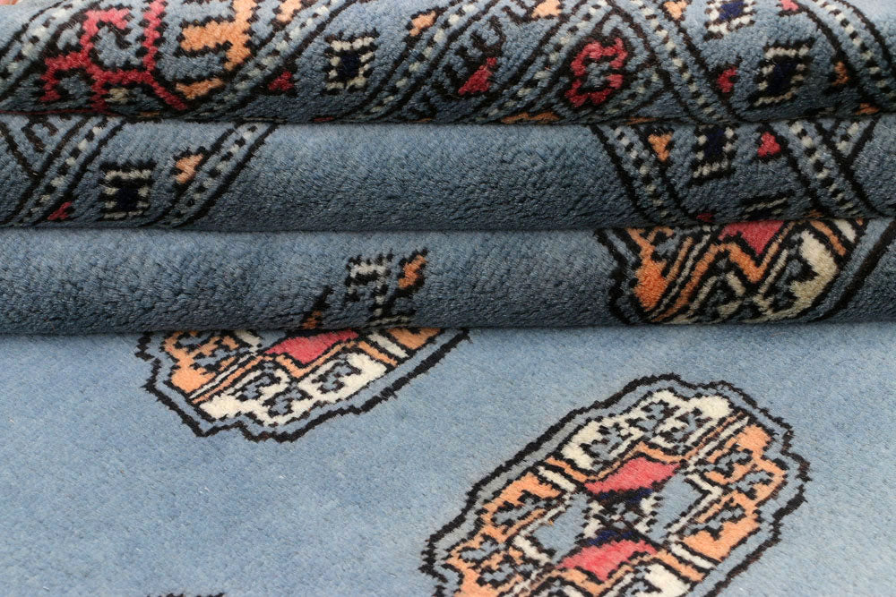 Light Slate Grey Bokhara 4' 1 x 6' 1 - No. 45797 - ALRUG Rug Store