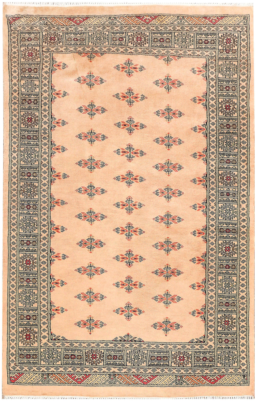 Navajo White Butterfly 4' x 6' 3 - No. 45810 - ALRUG Rug Store