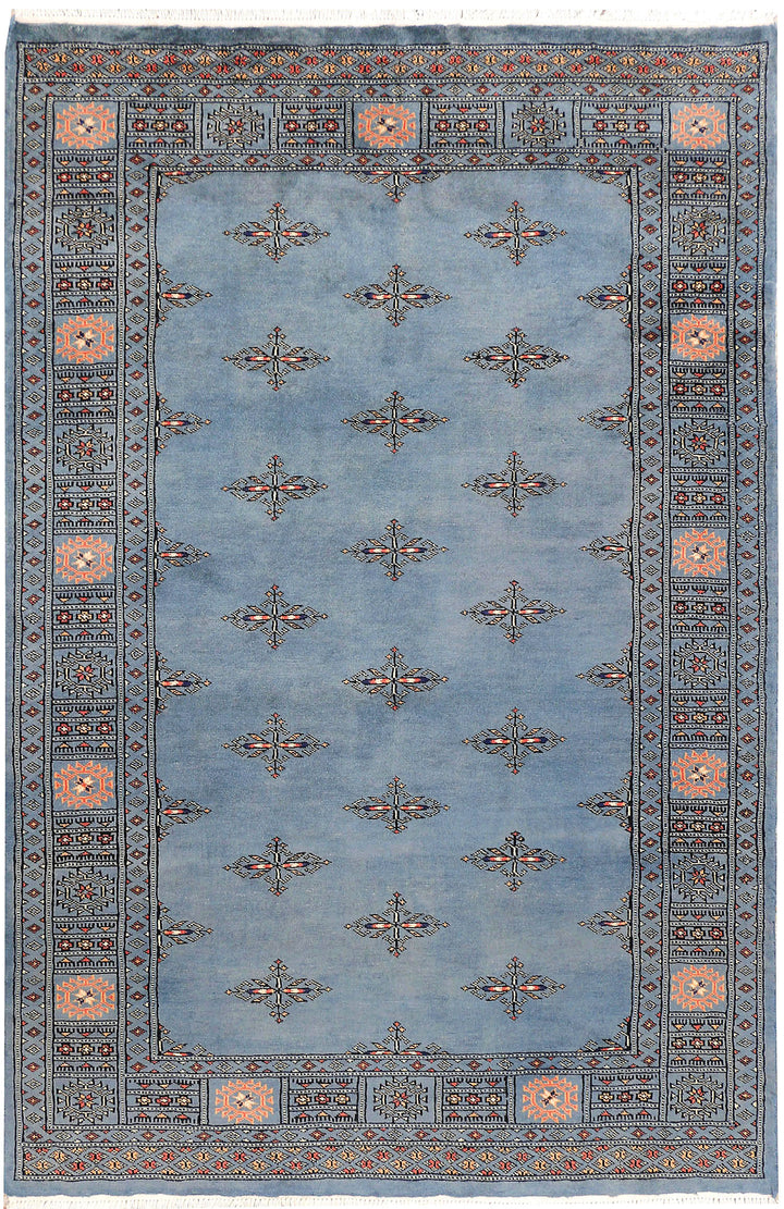 Light Slate Grey Butterfly 4'  1" x 6'  2" - No. QA17231