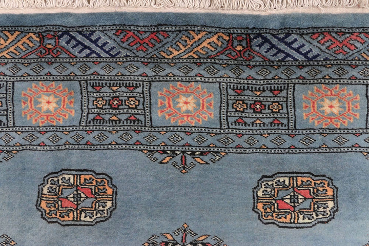 Light Slate Grey Bokhara 4' 2 x 6' 4 - No. 45817 - ALRUG Rug Store