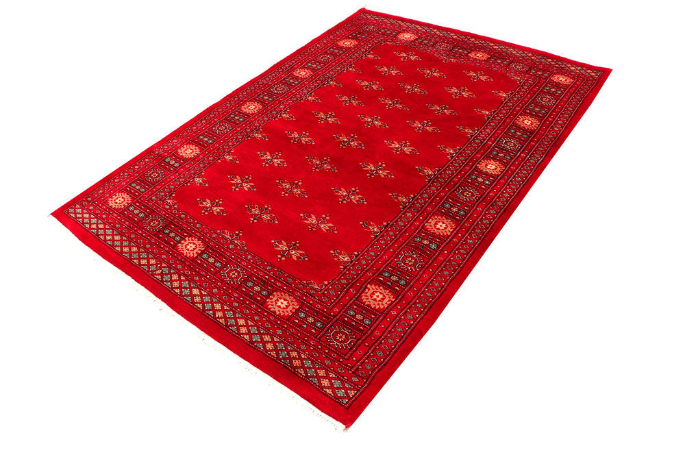 Dark Red Butterfly 4' 7 x 6' 8 - No. 45826 - ALRUG Rug Store